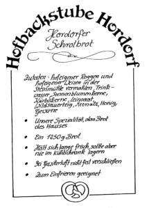 Immer noch aktuell: Unser Hordorfer Schrotbrot erfreut sich großer Beliebtheit.