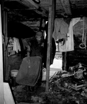 Umbau: Alter Pferdestall wird im Januar 1992 zur Backstube.